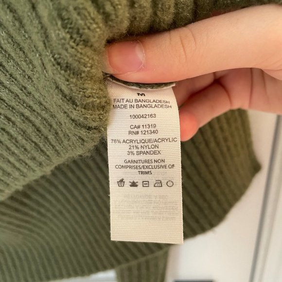 Garage Forest Green Sweater - Picture 5 of 5